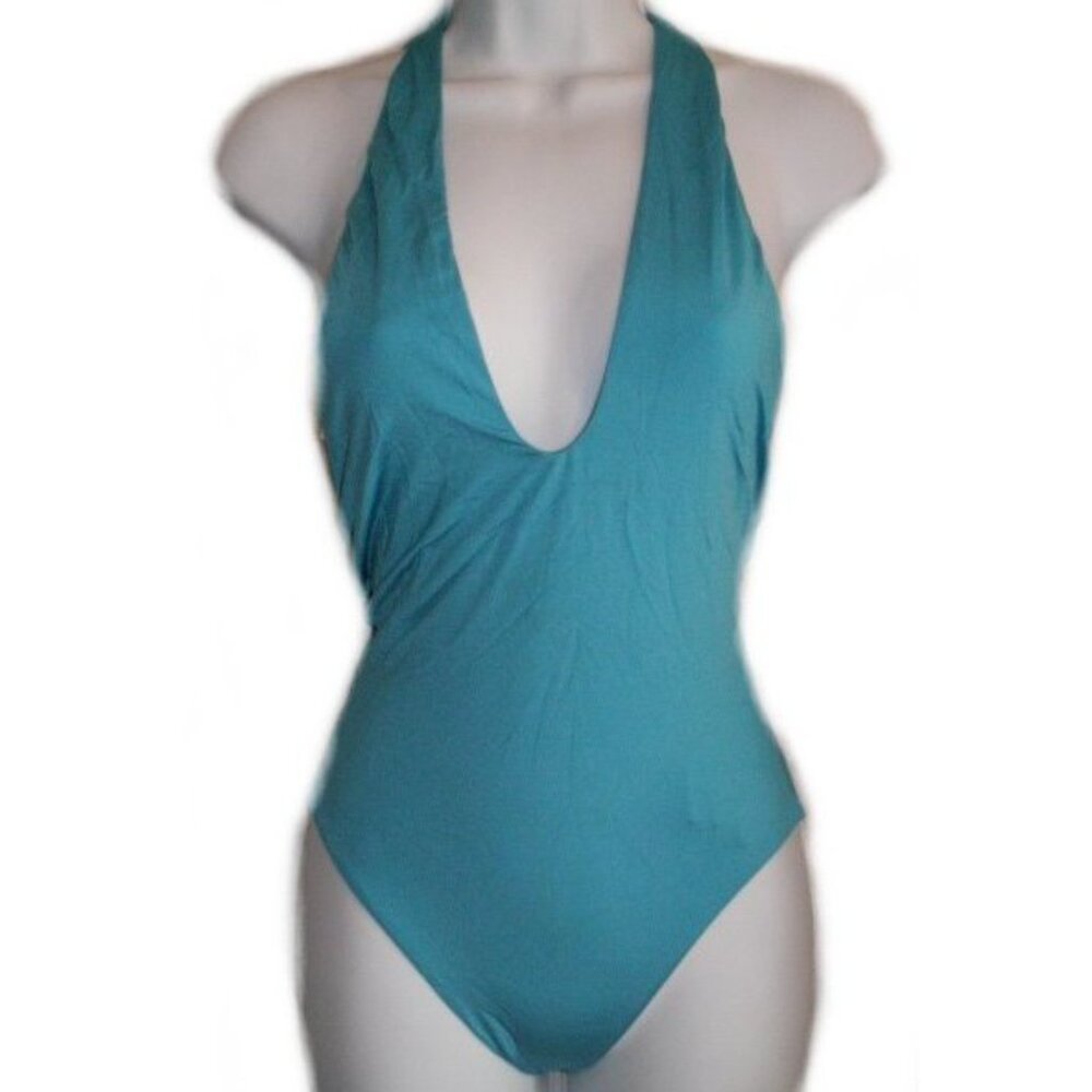 RALPH LAUREN Purple Label Low V-Front 1 Piece Swimsuit - NEW